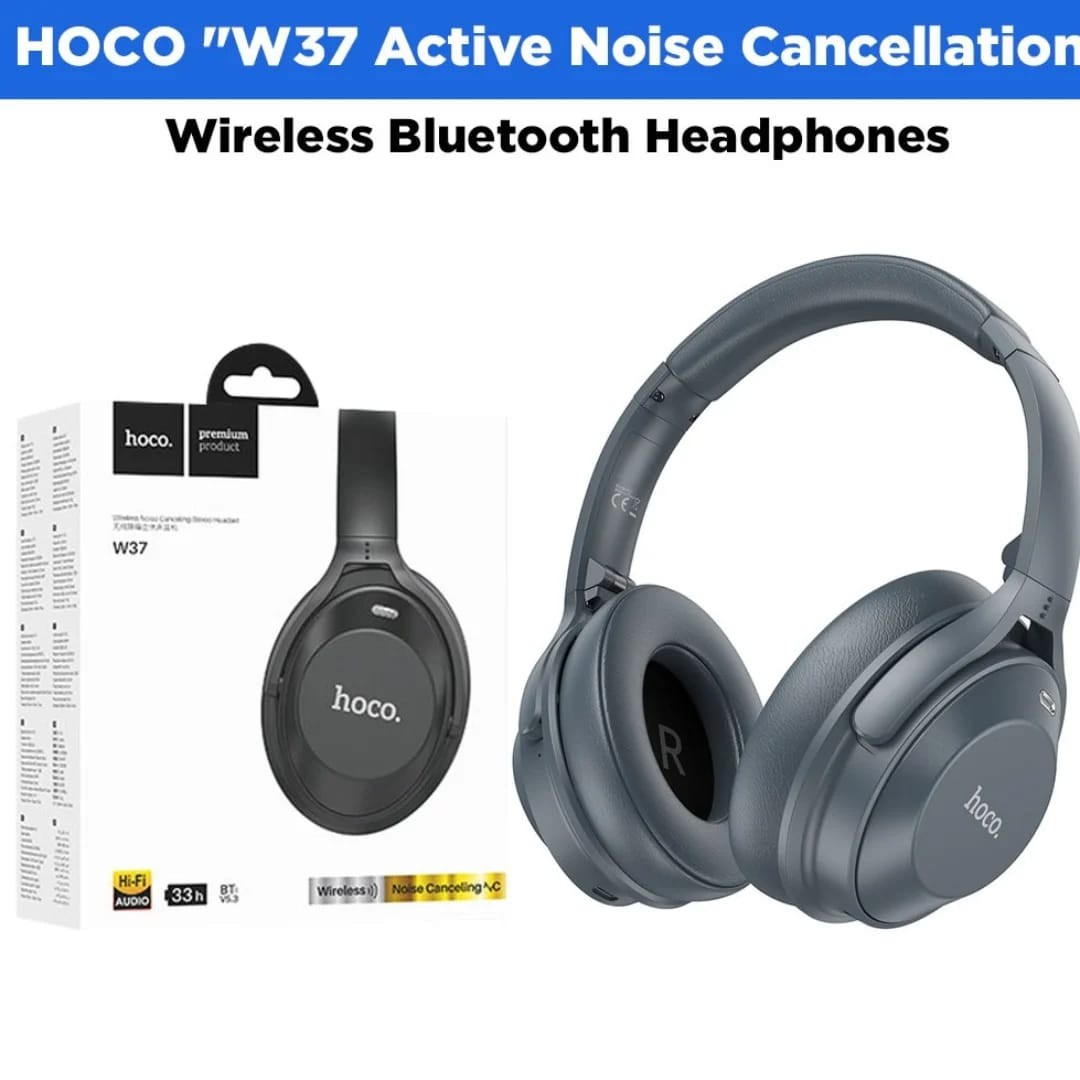 Hoco W37 active noise cancellation bluetooth headphones - 1046 - Tokarri