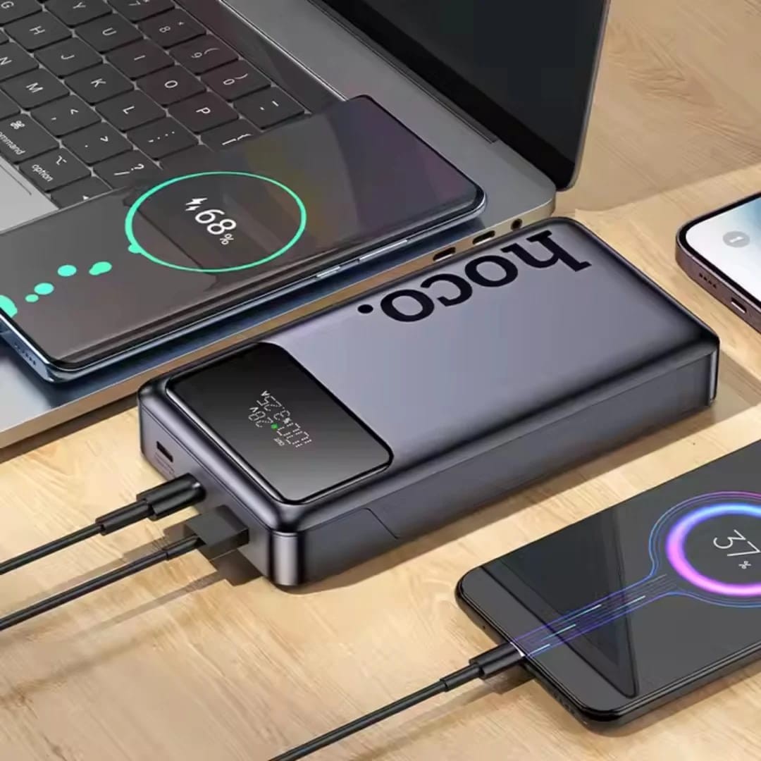 hoco Q40 Leader PD65 W power bank with digital display dark 25000mAh - 1059 - Tokarri