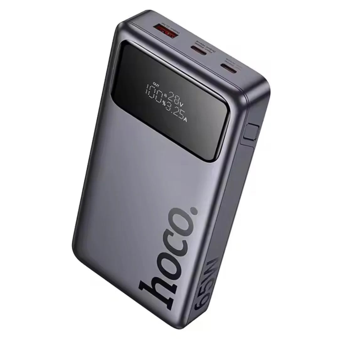 hoco Q40 Leader PD65 W power bank with digital display dark 25000mAh - Tokarri
