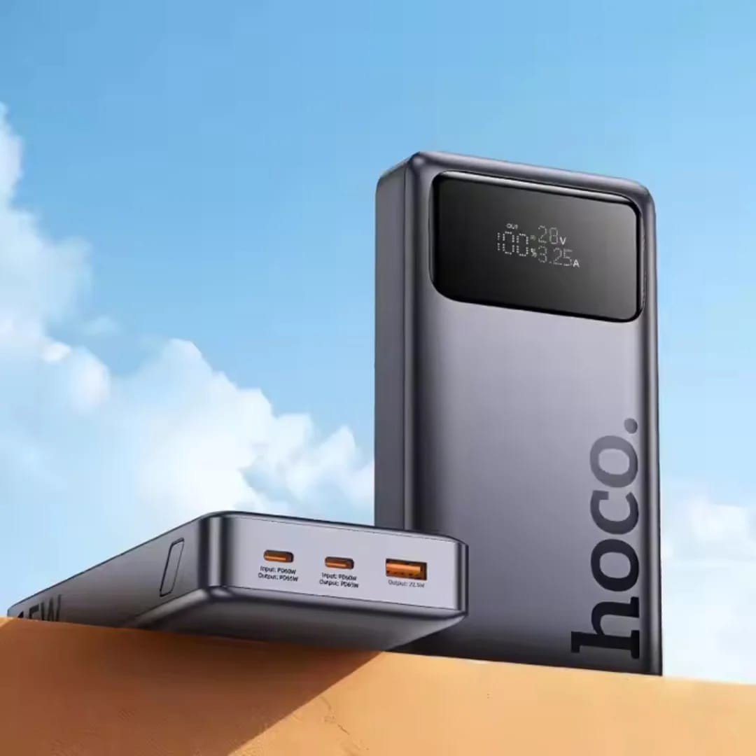 hoco Q40 Leader PD65 W power bank with digital display dark 25000mAh - 1058 - Tokarri