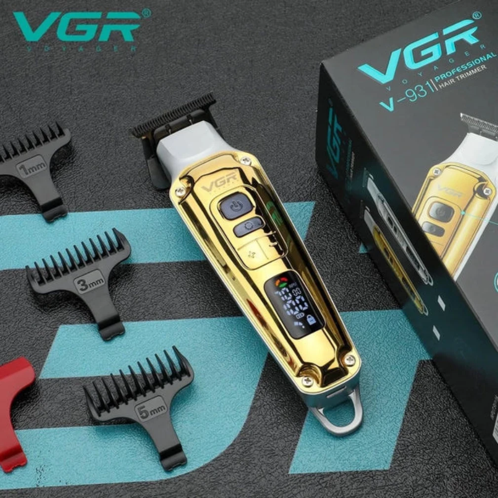 VGR- V-931 Professional Hair Trimmer for Men – Adjustable Speed Electric Hair Cli - 1165 - Tokarri