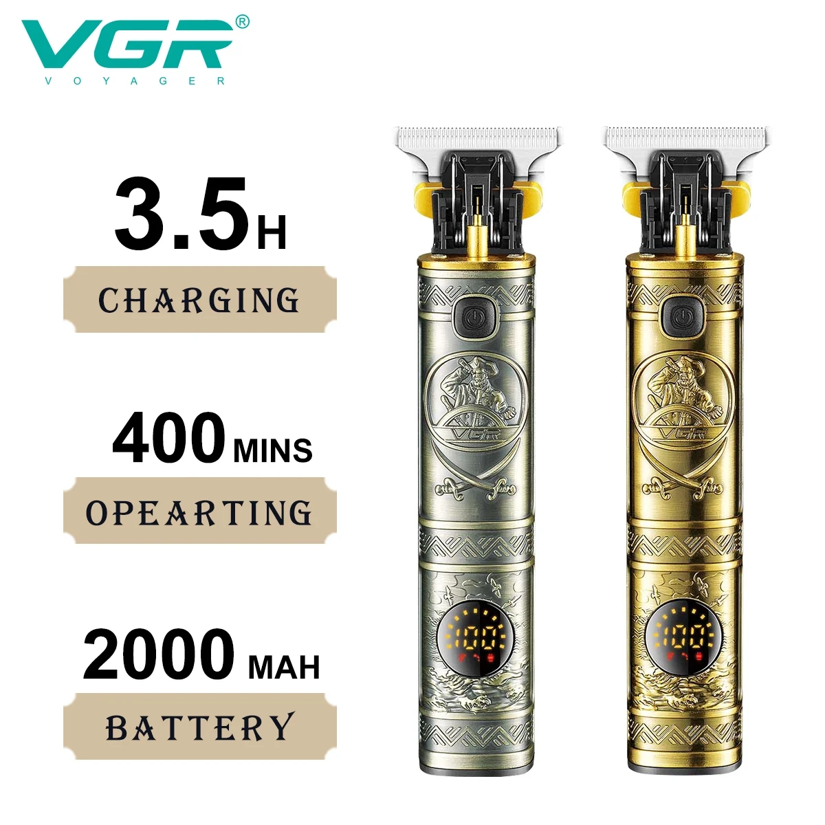 VGR -VL-097 Limited Edition Professional Hair Trimmer for Men - 1180 - Tokarri