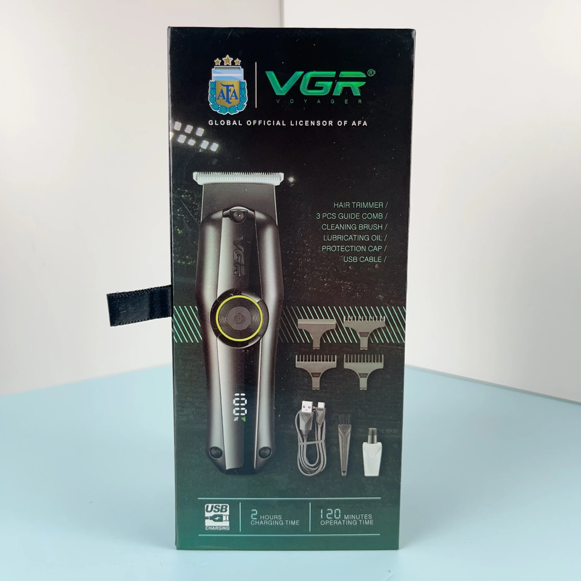 VGR- V-905 Professional T-Blade Zero Cut Hair Trimmer for Men - 1183 - Tokarri
