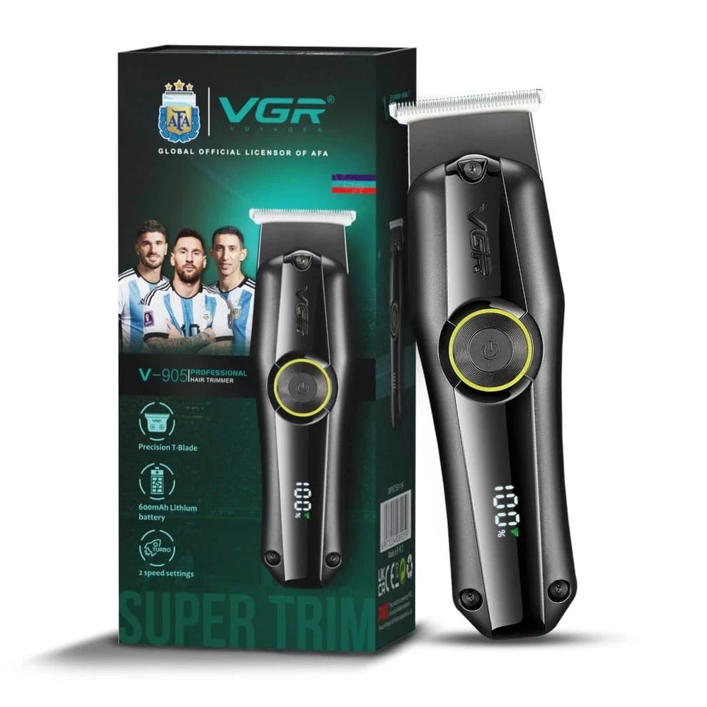 VGR- V-905 Professional T-Blade Zero Cut Hair Trimmer for Men - Tokarri