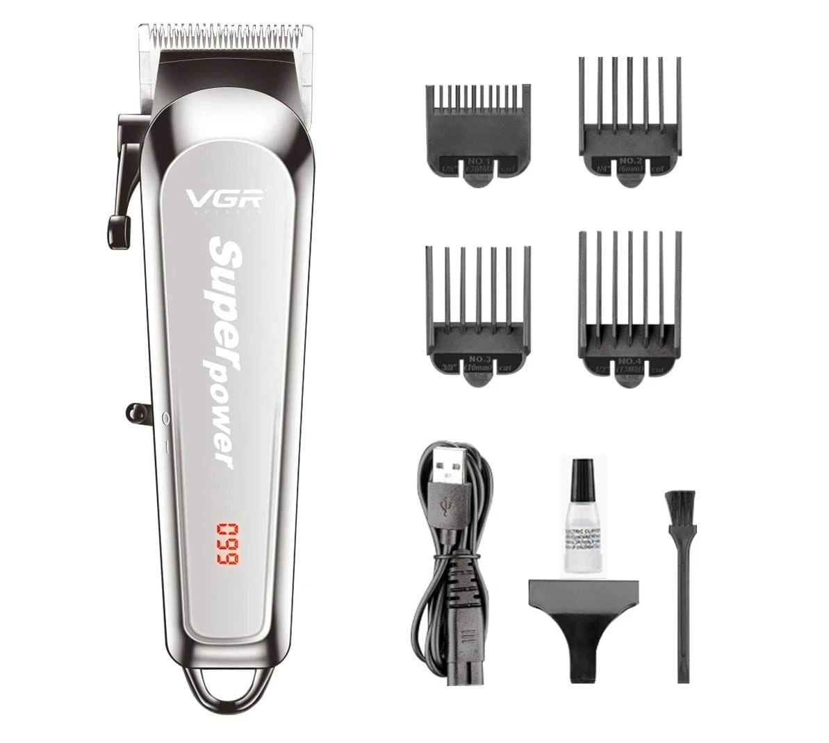 VGR -V-060 Professional Rechargeable Hair Trimmer for Men - 1213 - Tokarri