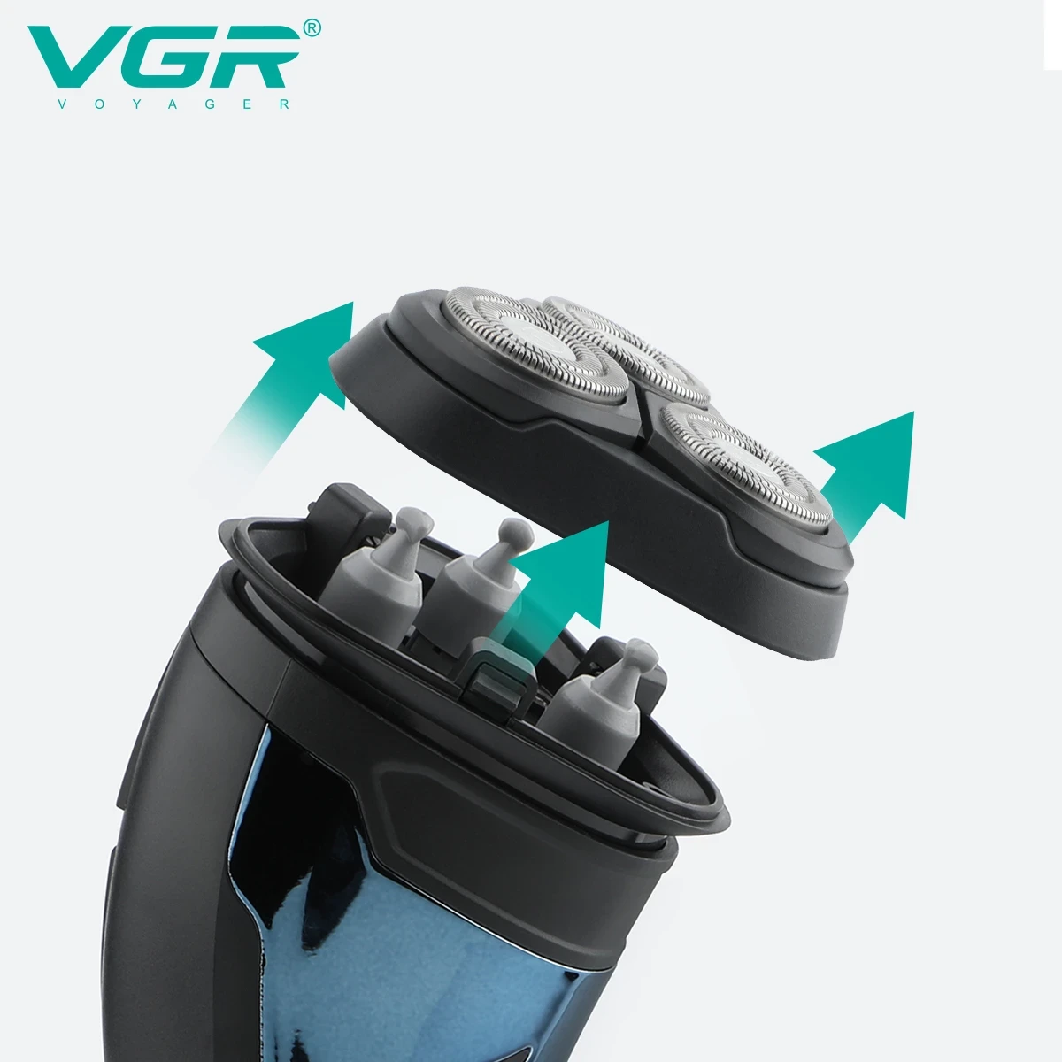 VGR V-322 USB Charging Shaving Machine - 1228 - Tokarri