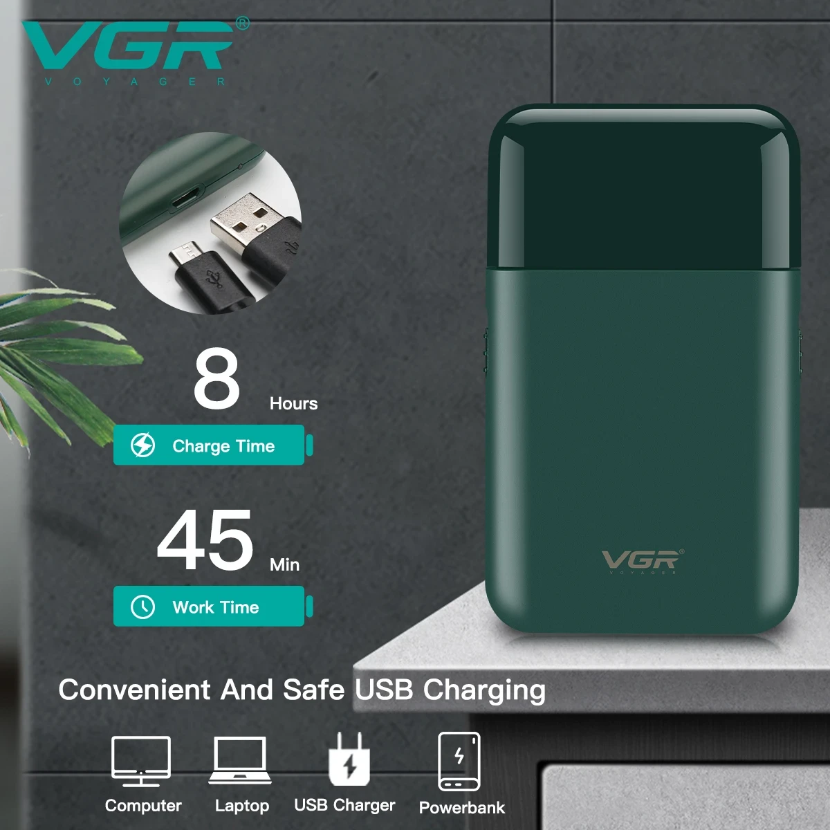 VGR V-390 Single Blade Beard Trimmer - 1243 - Tokarri