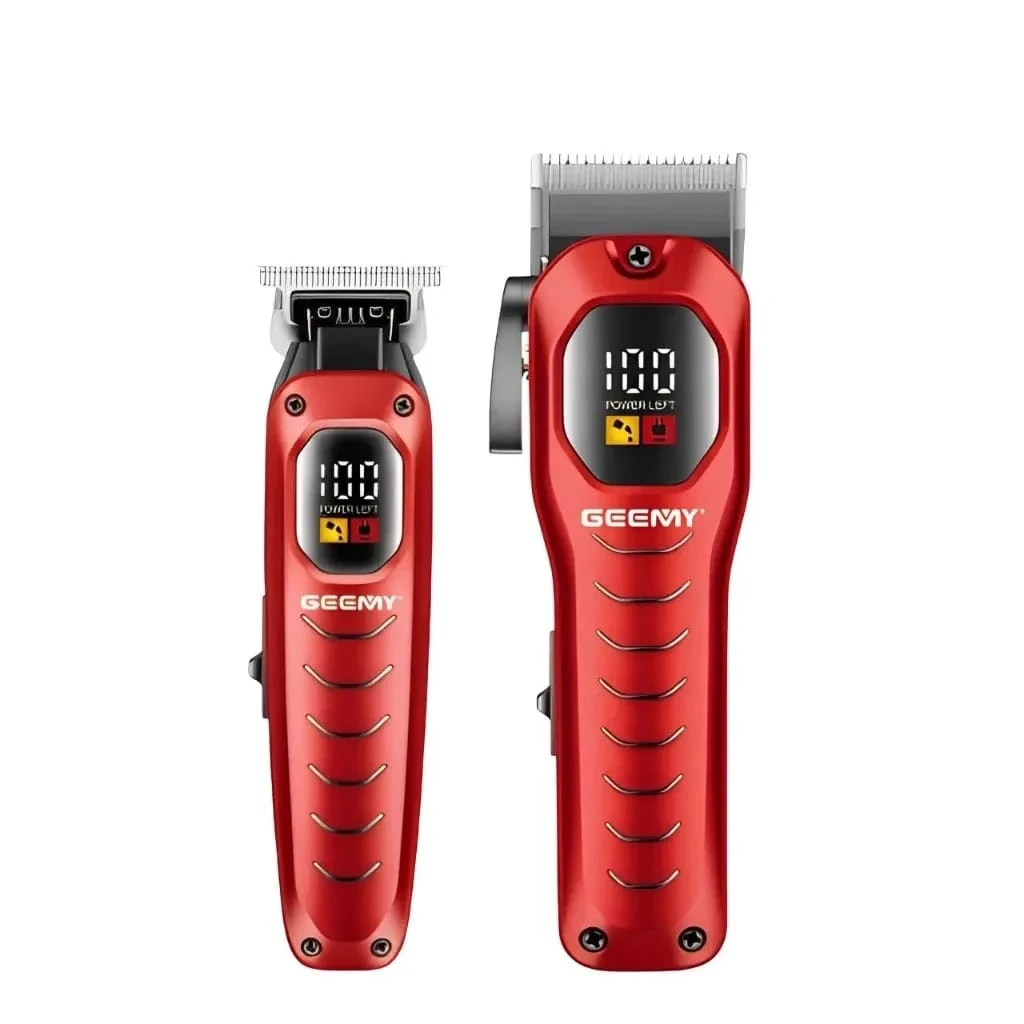 GEEMY GM-8046 Professional Hair Clipper Rechargeable Hair Trimmer Set 2 in 1 - Tokarri