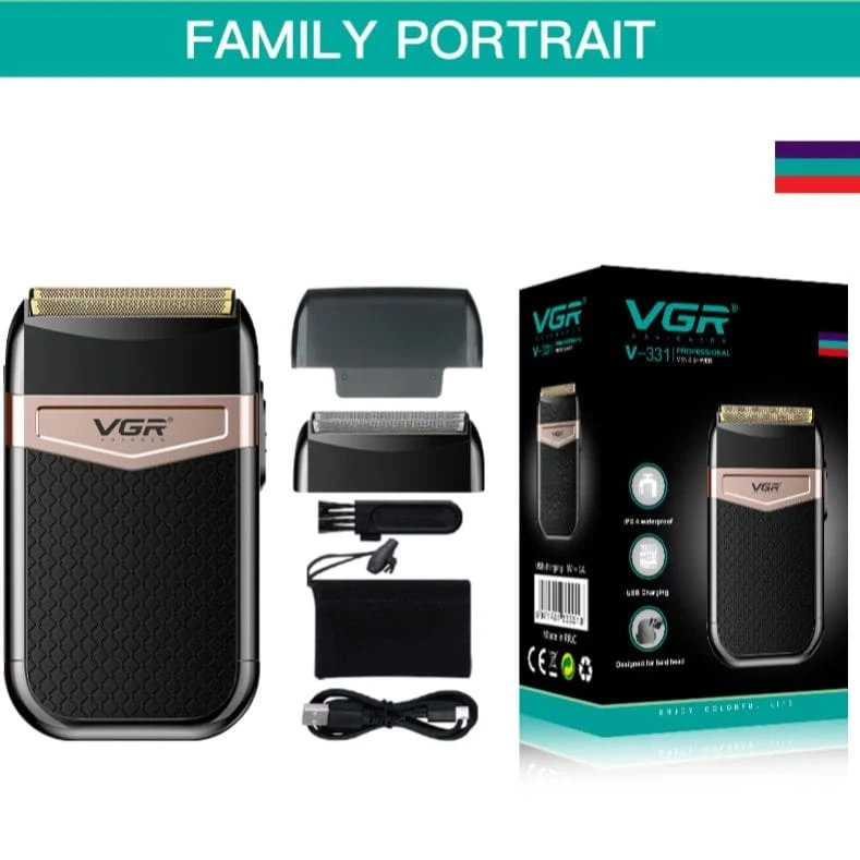 VGR V-331 Beard Shaver For Men - Tokarri