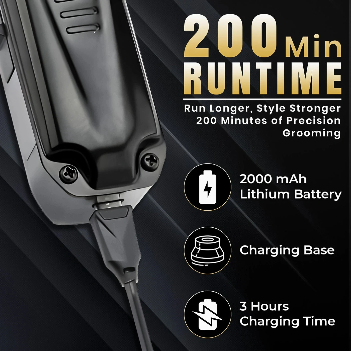 VGR V-651 Hair Clipper Adjustable Hair Trimmer - 1304 - Tokarri