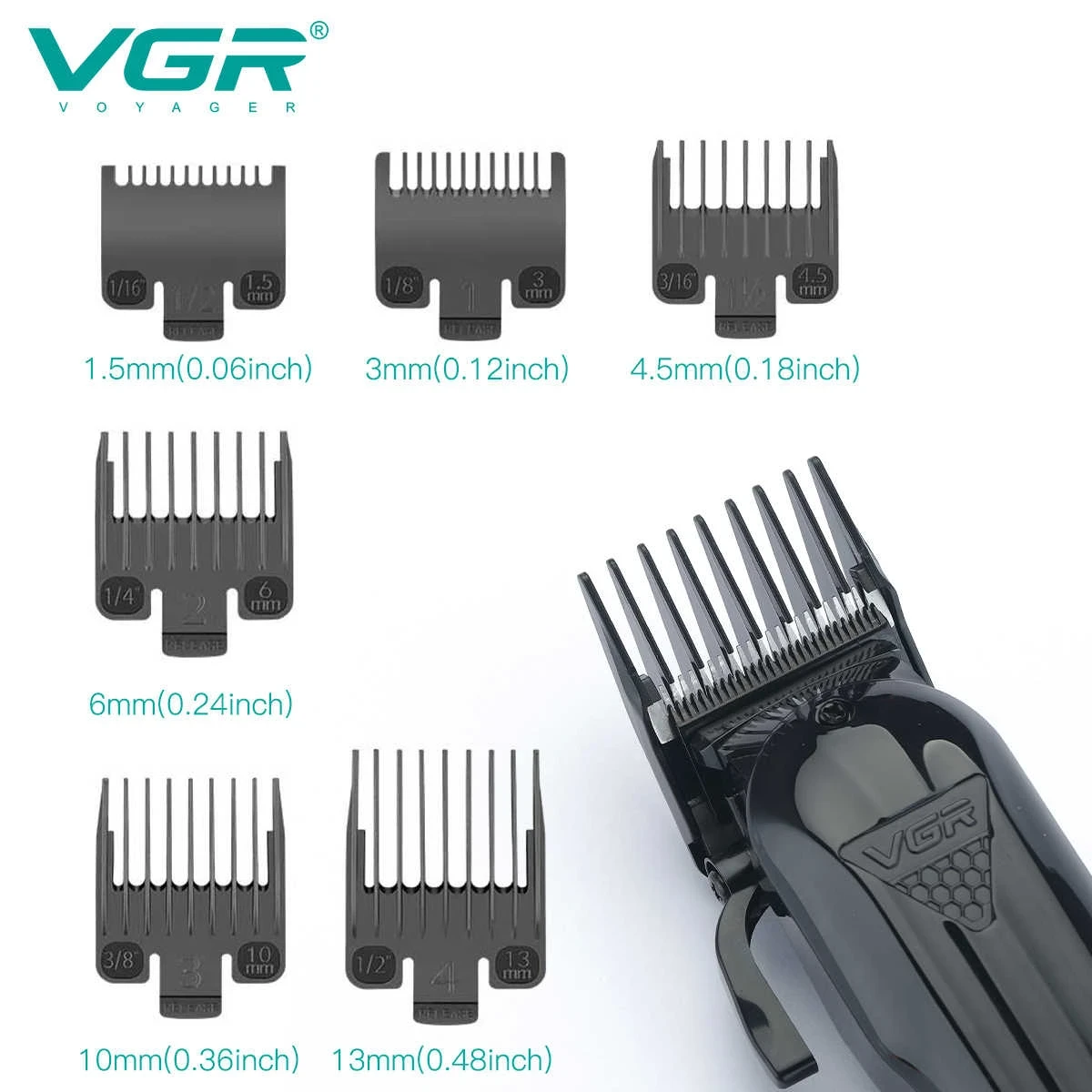 VGR V-282 Salon Series Professional Digital Display Cordless Hair Clipper - 1340 - Tokarri