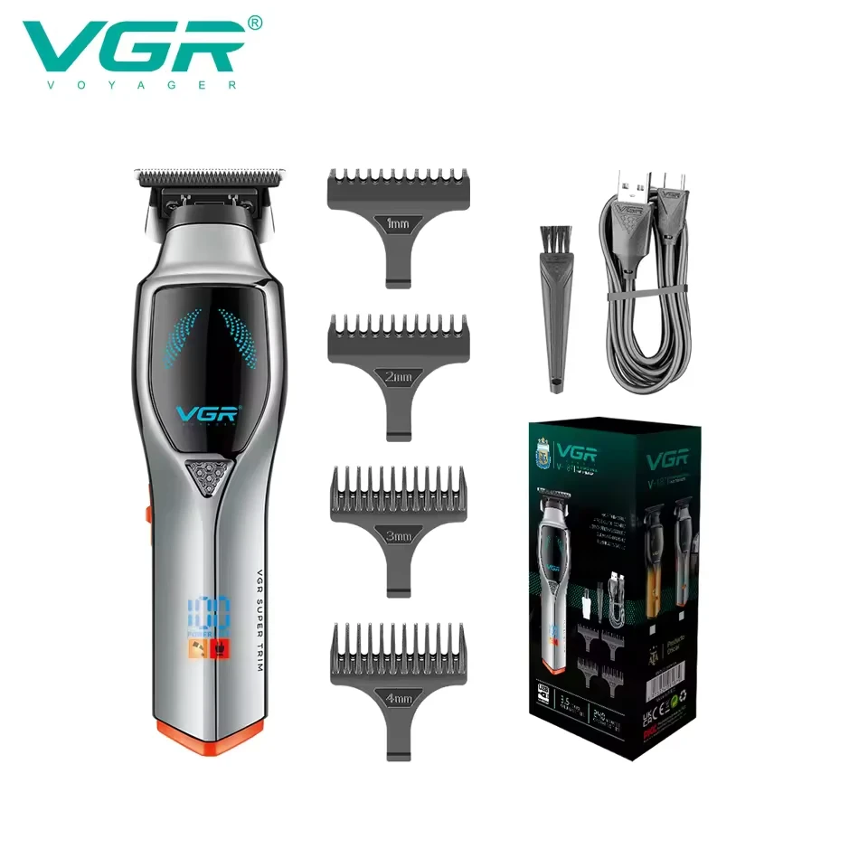 VGR-V-187 Usb Charging Barber Professional Cordless Electric Hair Trimmer - 1360 - Tokarri