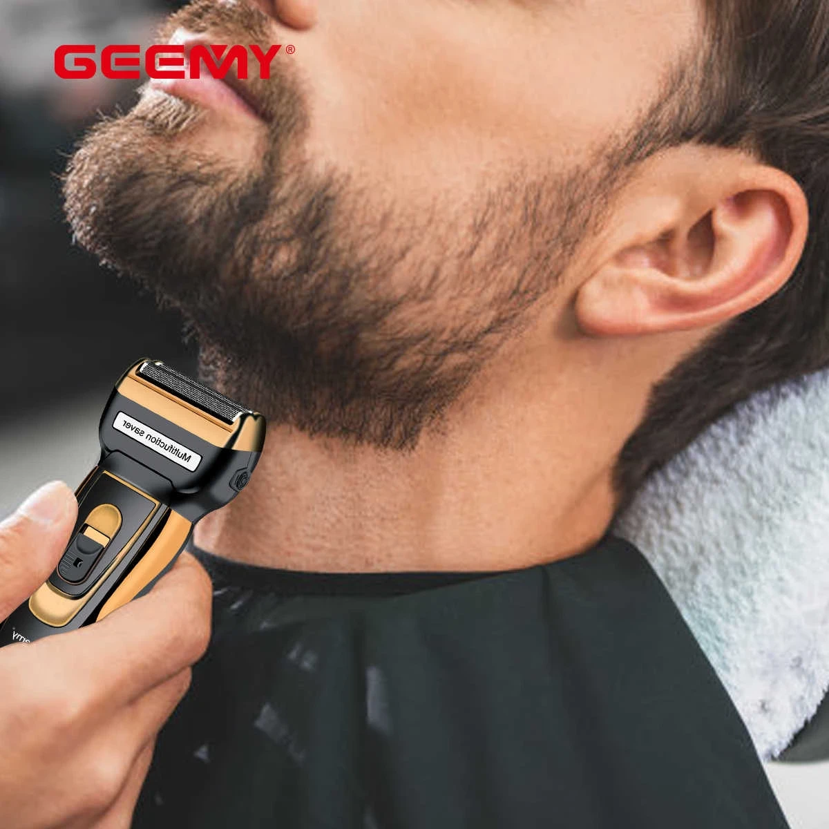 Gemei Gm-595 3 In 1 Double Battery Cordless Nose Hair Trimmer Grooming Kit - 1369 - Tokarri