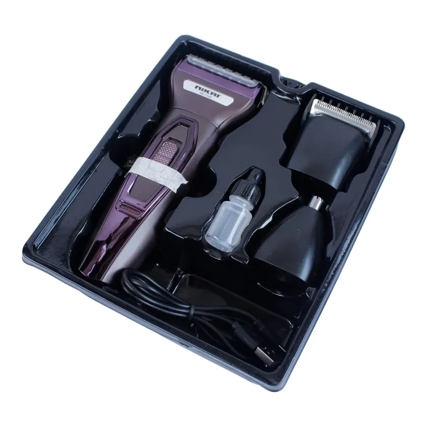 NIKAI NK-7160 3-in-1 Multifunctional Rechargeable Cordless Grooming Kit - 1373 - Tokarri