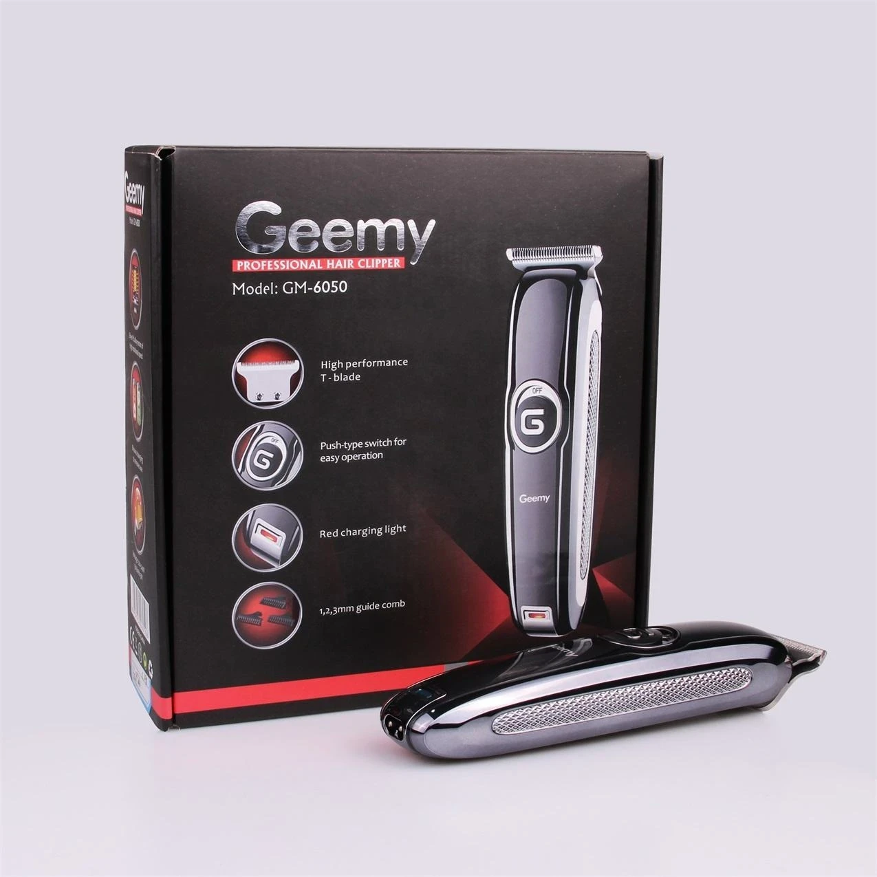 GEEMY GM-6050 Professional Electric Hair Clipper and Trimmer - 1375 - Tokarri
