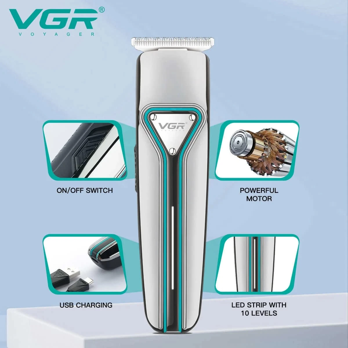 VGR V-008 Professional Trimmer - Tokarri