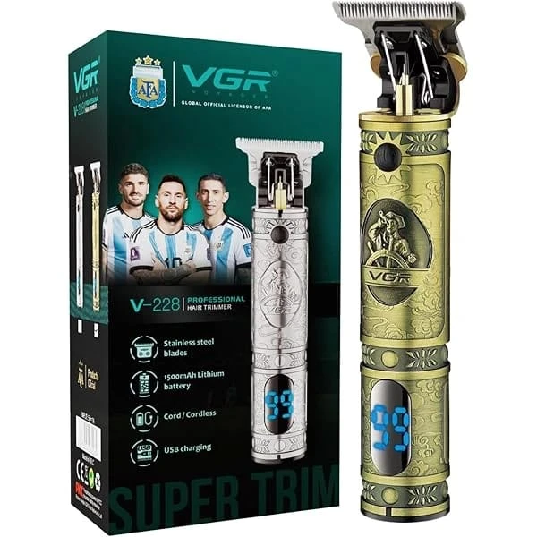 VGR V-085 Cordless Zero Cutting Manscaped Trimmer - Tokarri