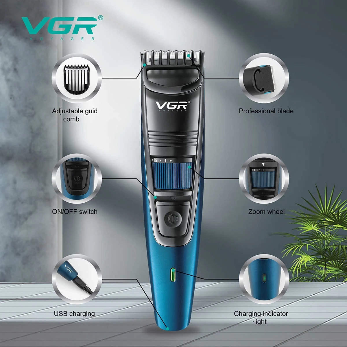 VGR V-052 Hair Trimmer - 1403 - Tokarri