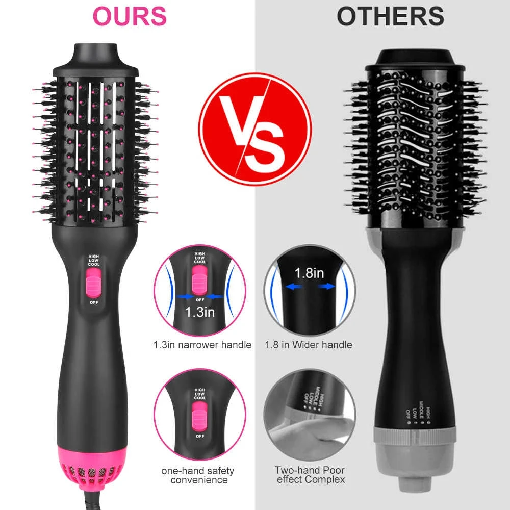 One Step hair Brush And Dryer Hair Volumizer Styler Comb - 1654 - Tokarri