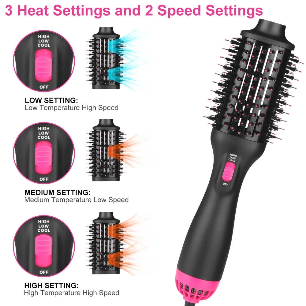 One Step hair Brush And Dryer Hair Volumizer Styler Comb - 1653 - Tokarri